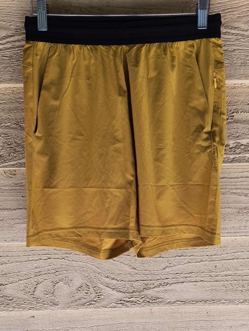 Bonobos Mustard Yellow Poly Blend Drawstring Shorts
